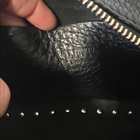 2060 Valentino Black and Gold Crossbody Bag - Picture 8 of 8